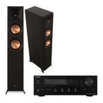 Klipsch RP-5000F II Floorstanding Speakers x Onkyo TX-8470 Hi-Fi Network Stereo Receiver