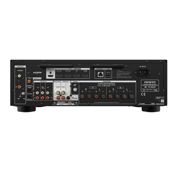 Klipsch RP-5000F II Floorstanding Speakers x Onkyo TX-8470 Hi-Fi Network Stereo Receiver