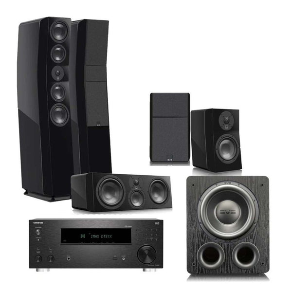 Ultra Evolution Titan 5.1 Home Theater System + Onkyo TX-RZ30 9.2-Channel THX Certified AV Receiver with Dirac Live
