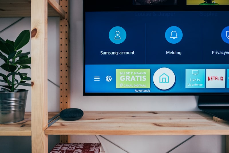 Control4 smart home interface in luxury villa