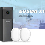 Bosma X1 Indoor Security Camera with door sensors set