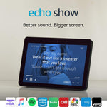 Echo Show (2nd Gen) – Premium sound and a vibrant 10.1” HD screen – stay connected with video calling